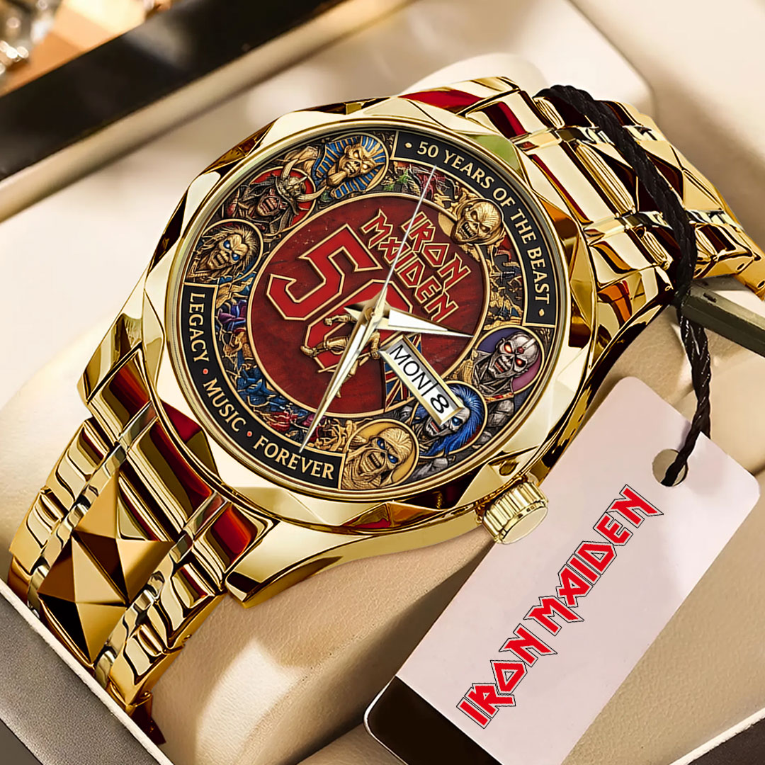 Iron Maiden Alloy Luxury Quartz Watch – TMTHU7285