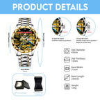 Iron Maiden Alloy Luxury Quartz Watch – HOATT 11416