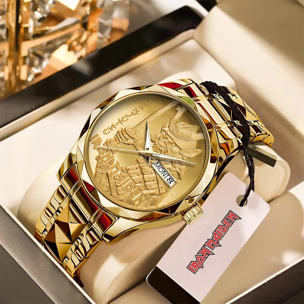 Iron Maiden Alloy Luxury Quartz Watch – HOATT 11675
