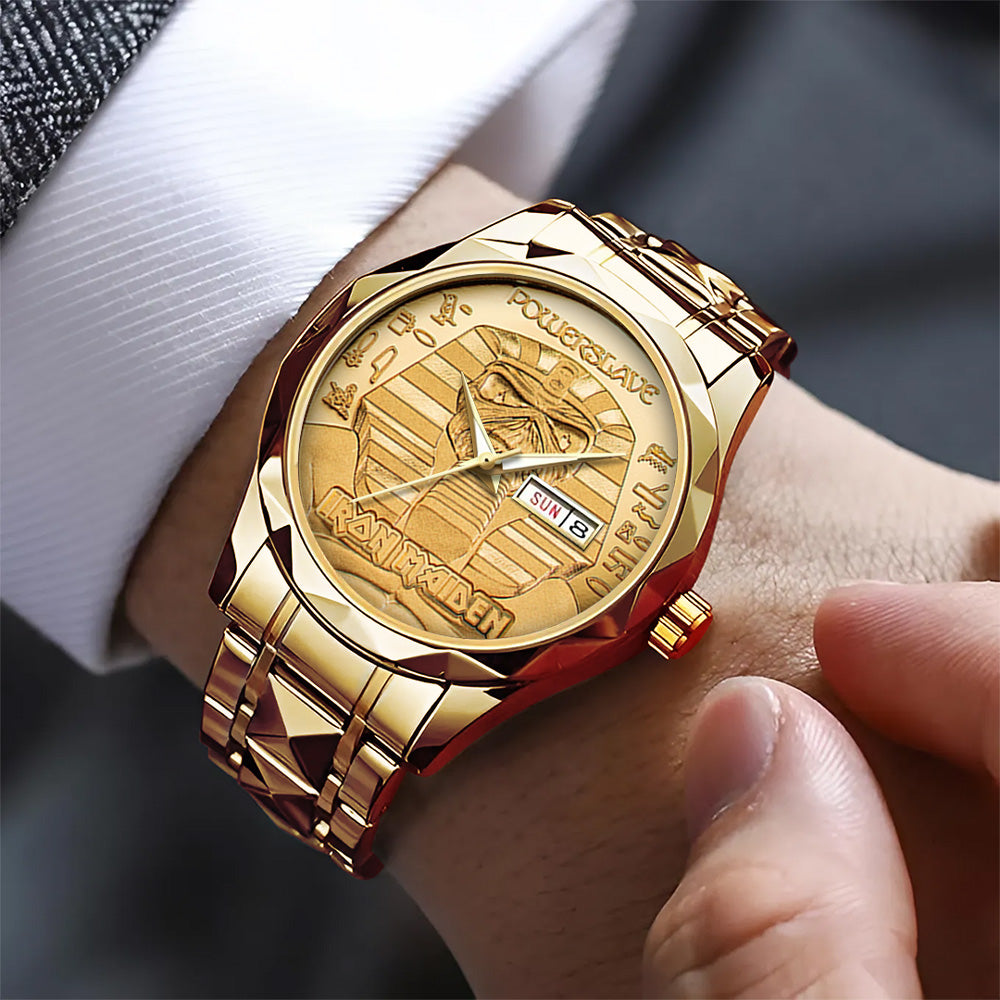 Iron Maiden Alloy Luxury Quartz Watch – HOATT 11676