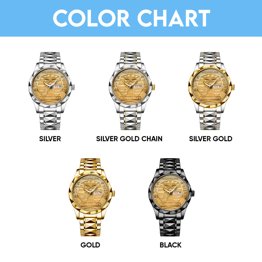 Iron Maiden Alloy Luxury Quartz Watch – HOATT 11676