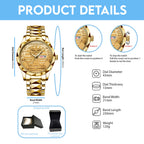Iron Maiden Alloy Luxury Quartz Watch – HOATT 11676