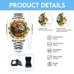 Iron Maiden Alloy Luxury Quartz Watch – HOATT19957