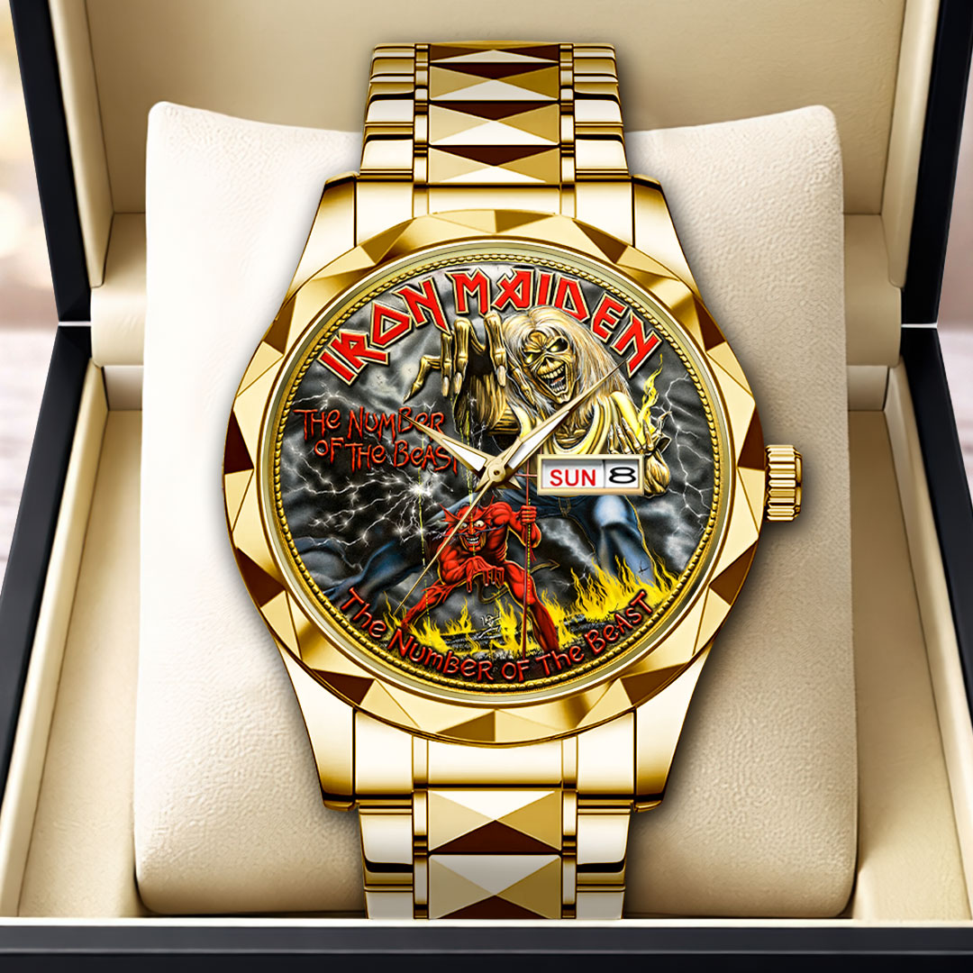 Iron Maiden Alloy Luxury Quartz Watch – HOATT19957