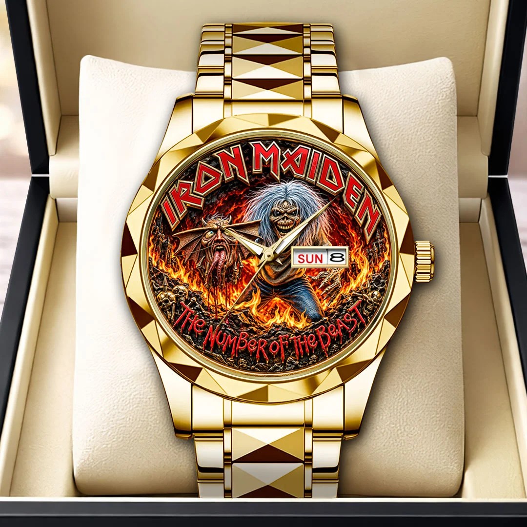 Iron Maiden Alloy Luxury Quartz Watch – HOATT21699
