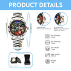 Iron Maiden Alloy Luxury Quartz Watch – TANTN 14741