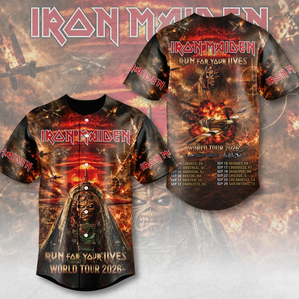 Iron Maiden Baseball Jersey – TMTHU8679