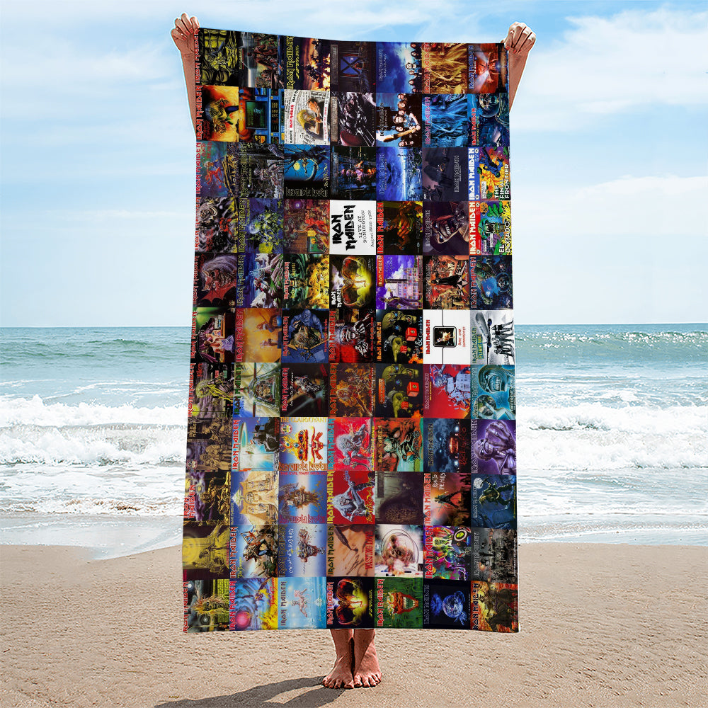 Iron Maiden Rectangle Beach Towel – TMTHU5286