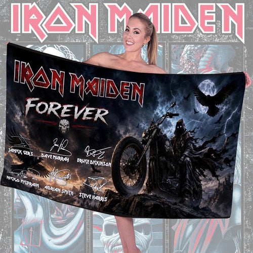 Iron Maiden Rectangle Beach Towel – TMTHU7883