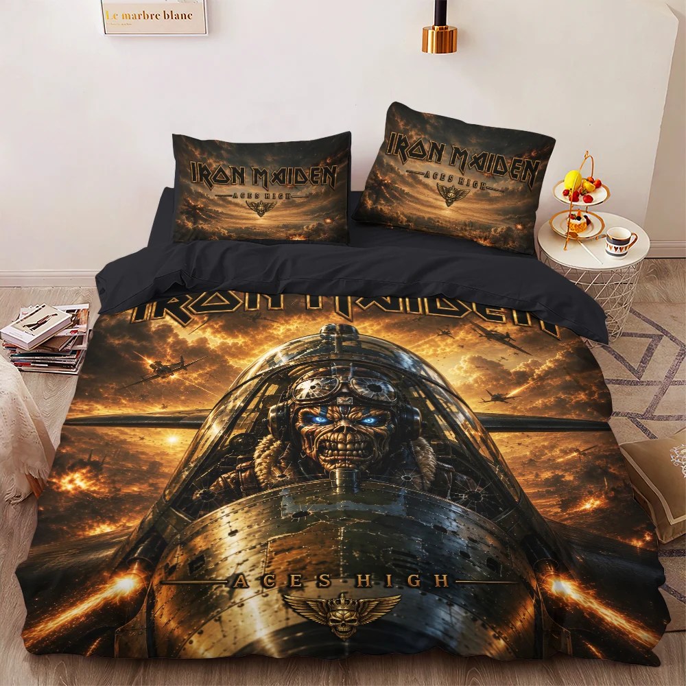 Iron Maiden 3-Piece Duvet Bedding Set – TMTHU8822