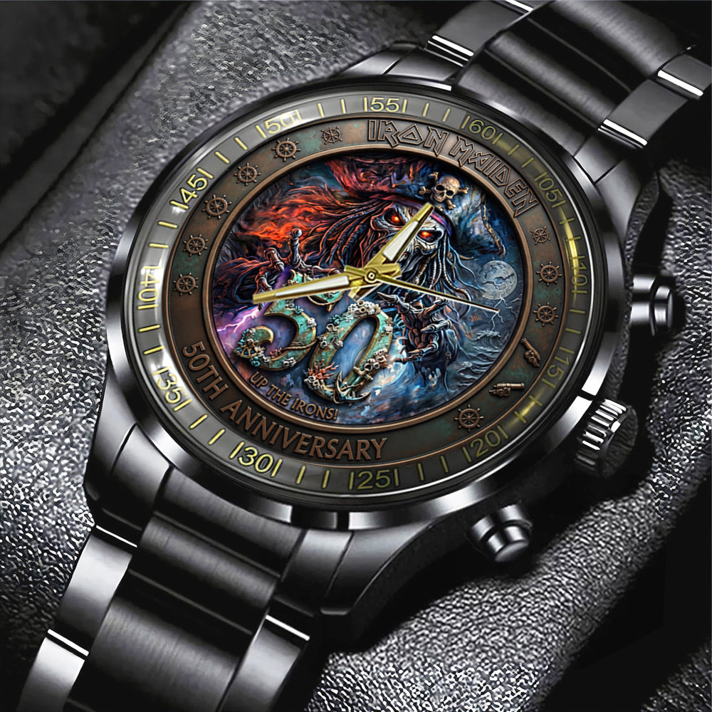 Iron Maiden Black Stainless Steel Watch – TMTHU8087
