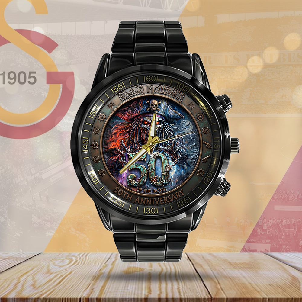 Iron Maiden Black Stainless Steel Watch – TMTHU8087