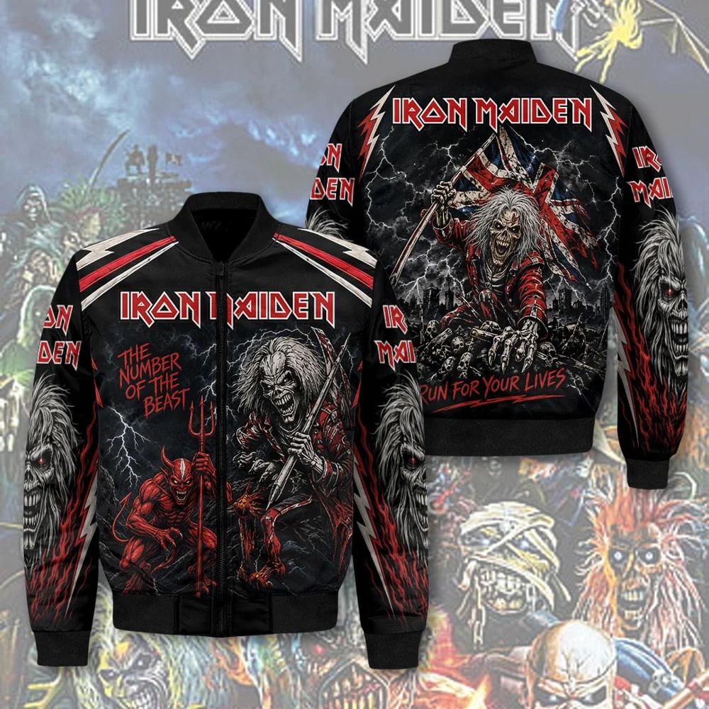 Iron Maiden 3D Bomber Jacket – TMTHU9781