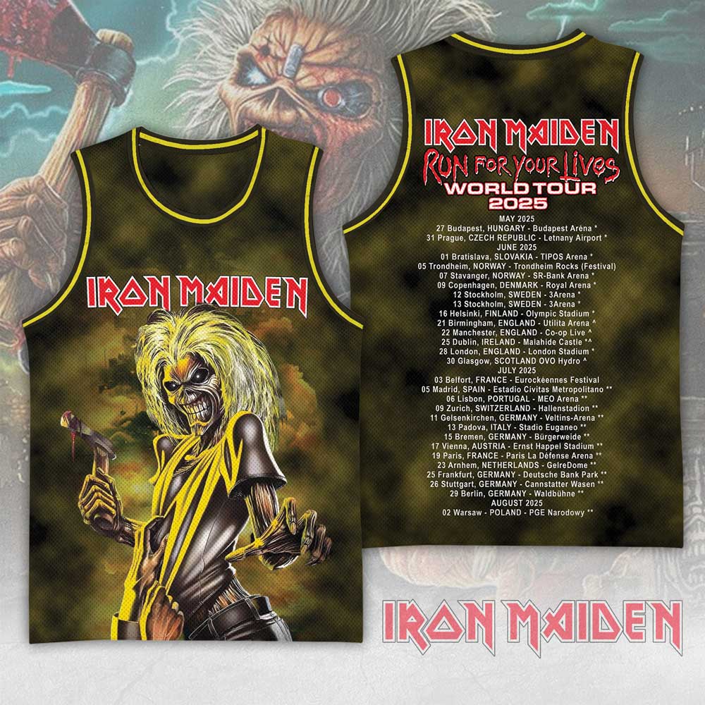 Iron Maiden Basketball Jersey – MAITM 12036