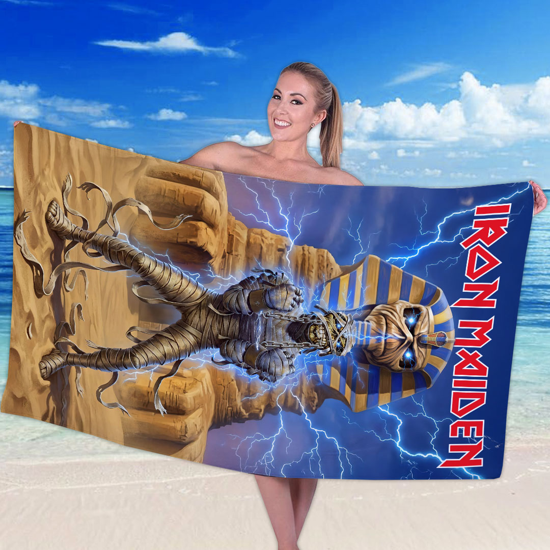 Iron Maiden Rectangle Beach Towel – HOATT17235