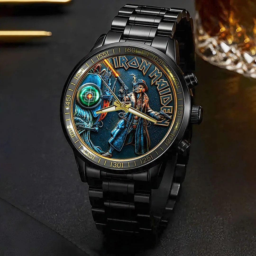 Iron Maiden Black Stainless Steel Watch – HOATT20782