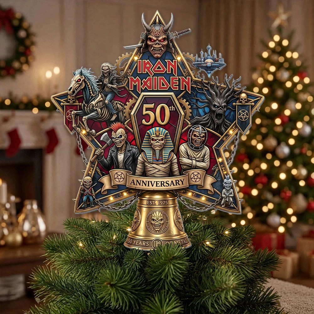 Iron Maiden Christmas Tree Topper – TMTHU9683