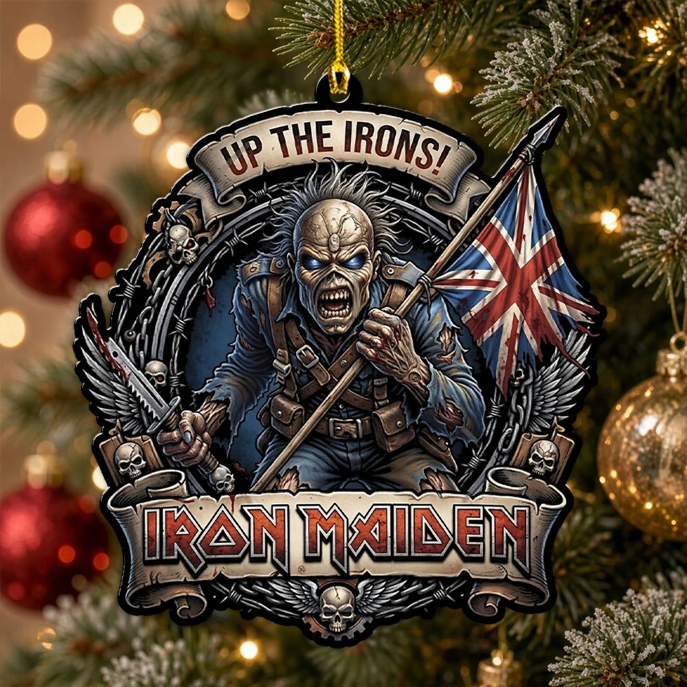 Iron Maiden Custom Shape 2-side Printed Acrylic Ornament – MAITM15418