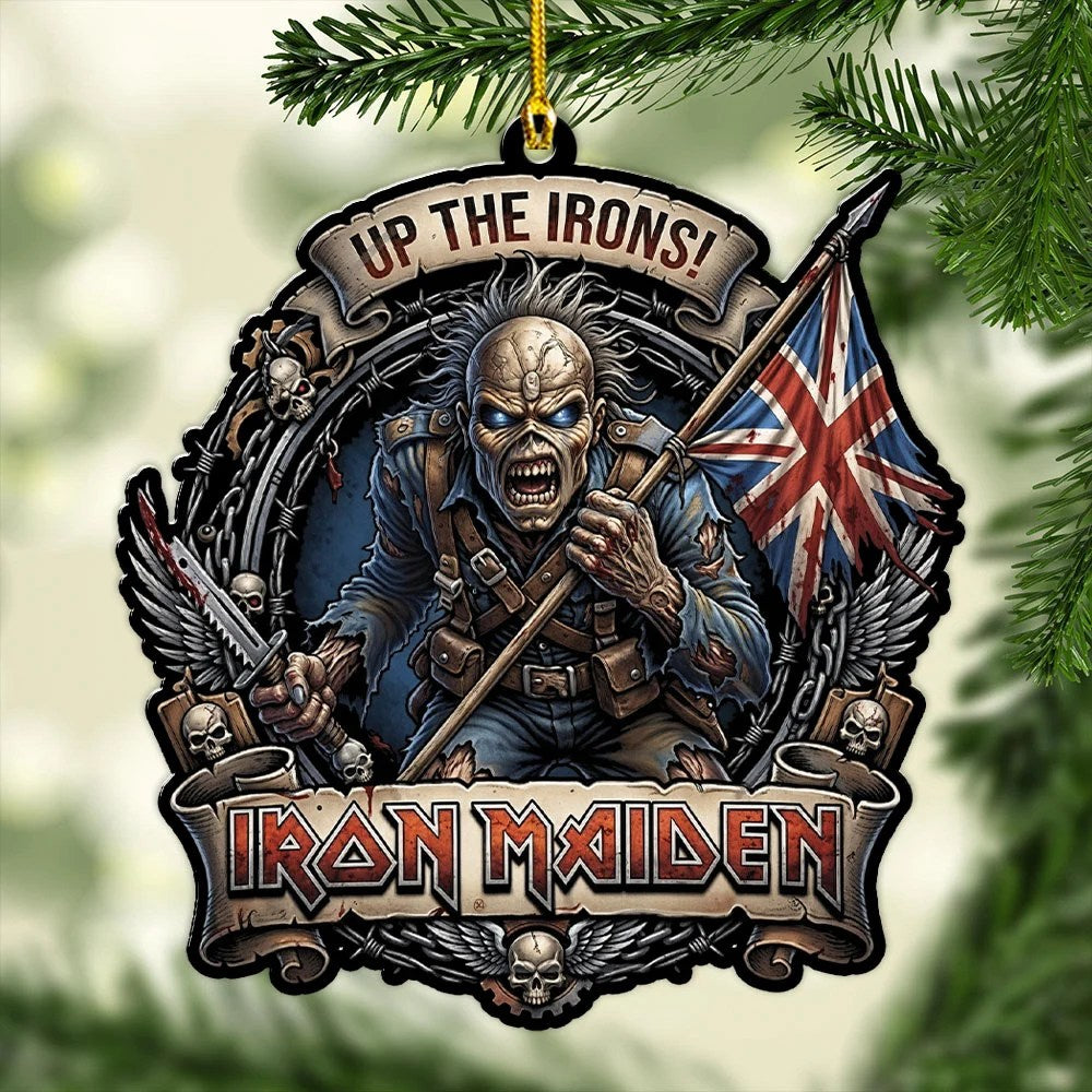 Iron Maiden Custom Shape 2-side Printed Acrylic Ornament – MAITM15418