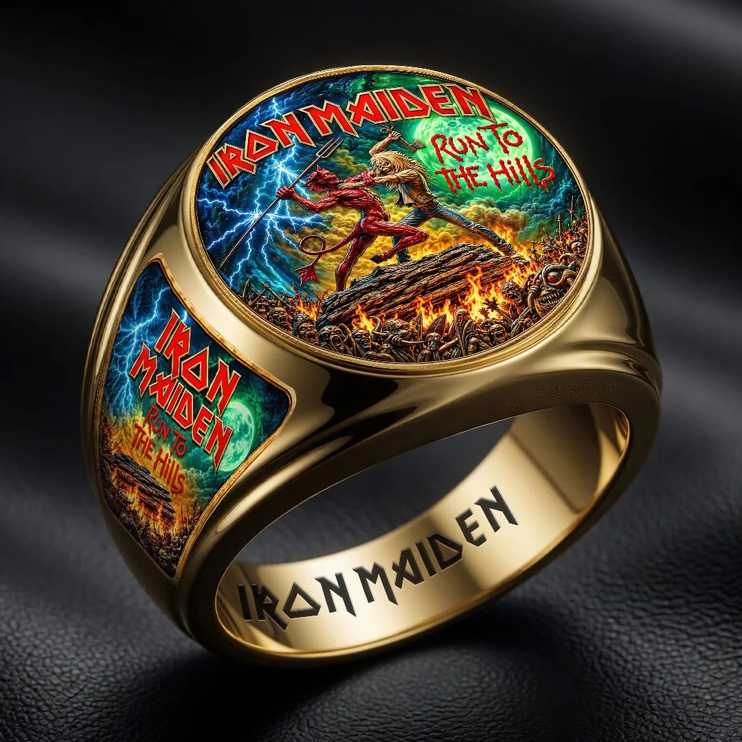 Iron Maiden 3D Engraved Ring – HOATT21696
