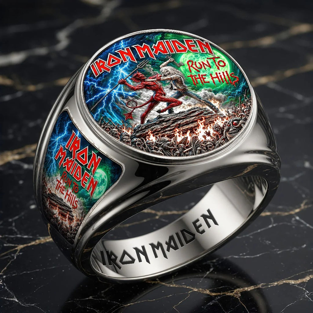 Iron Maiden 3D Engraved Ring – HOATT21696