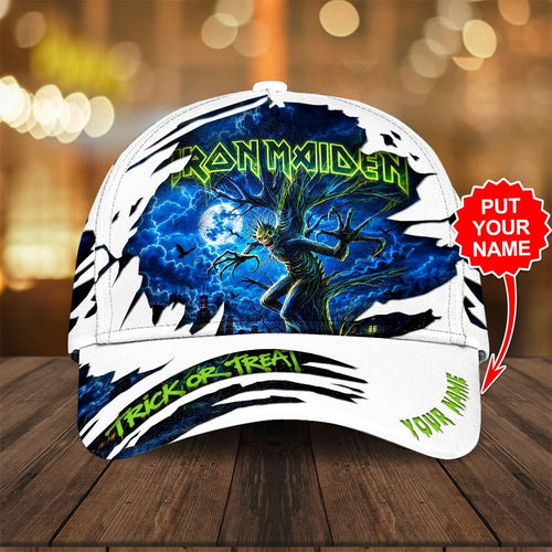 Personalized Iron Maiden Fear of the Dark Halloween Classic Cap – TANTN26010
