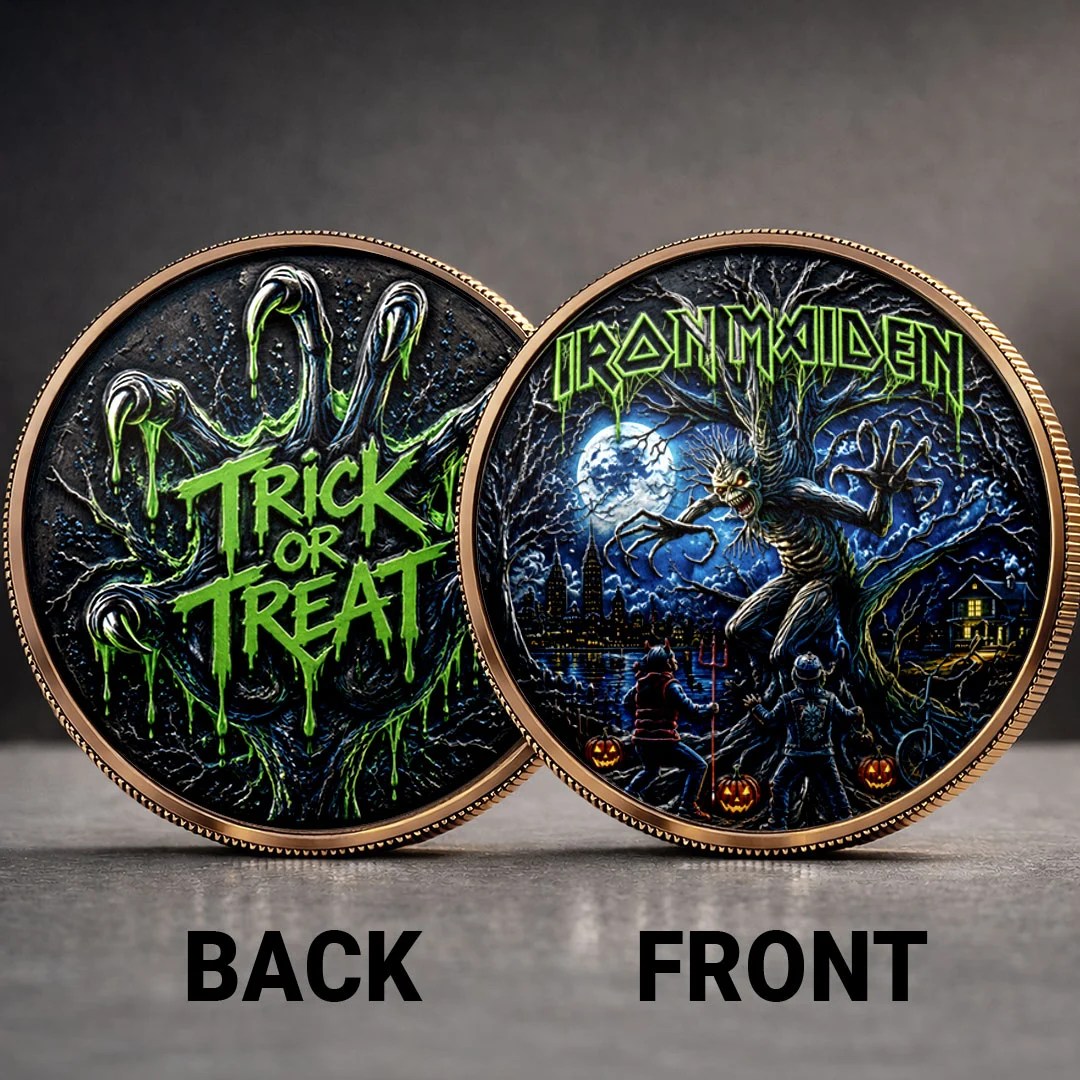 Iron Maiden Fear of the Dark Halloween Commemorative Coin – TANTN26011