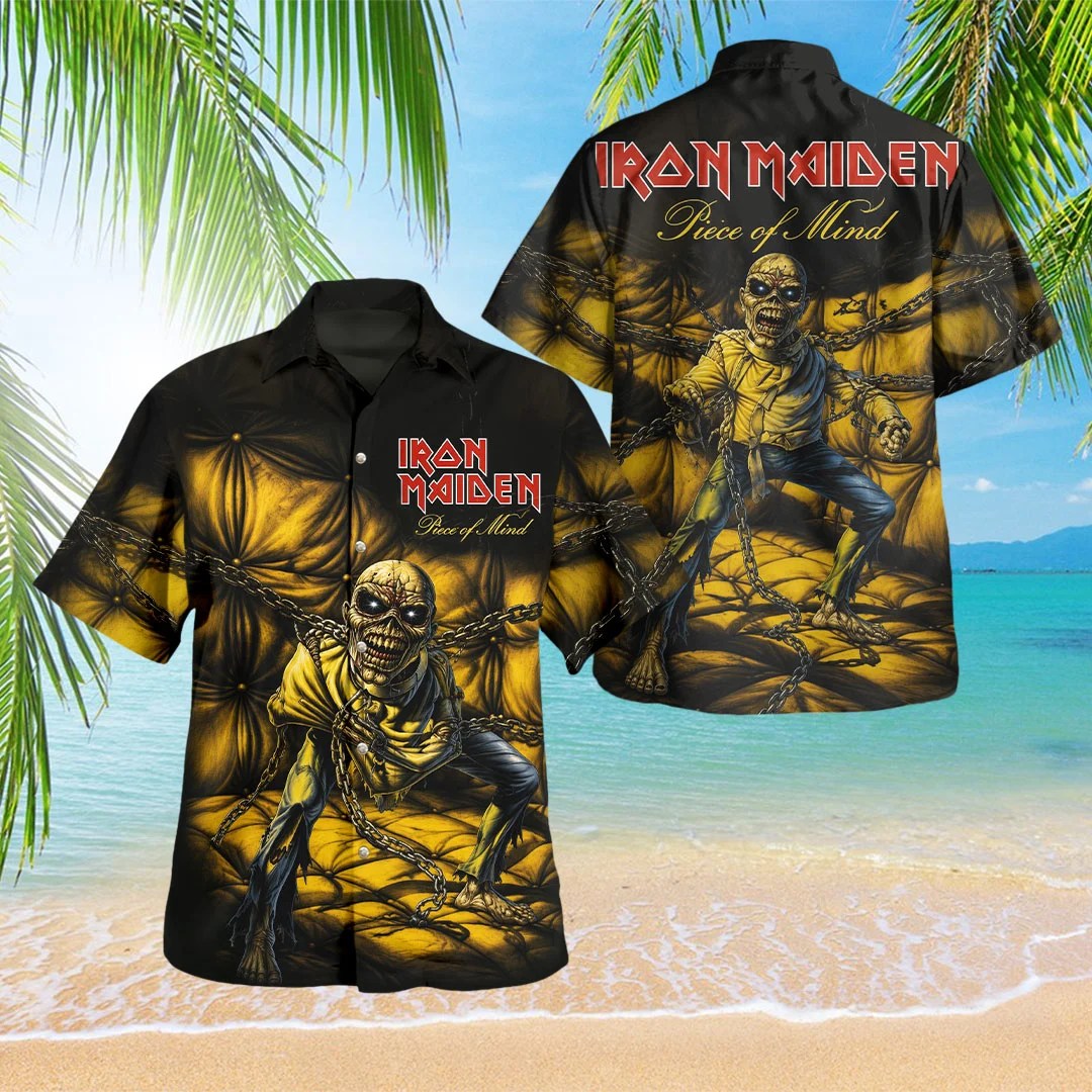 Iron Maiden 3D Hawaiian Apparel – TMTHU8603