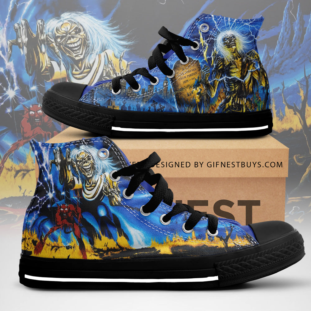 Iron Maiden High Top Canvas Shoes – TMTHU7647