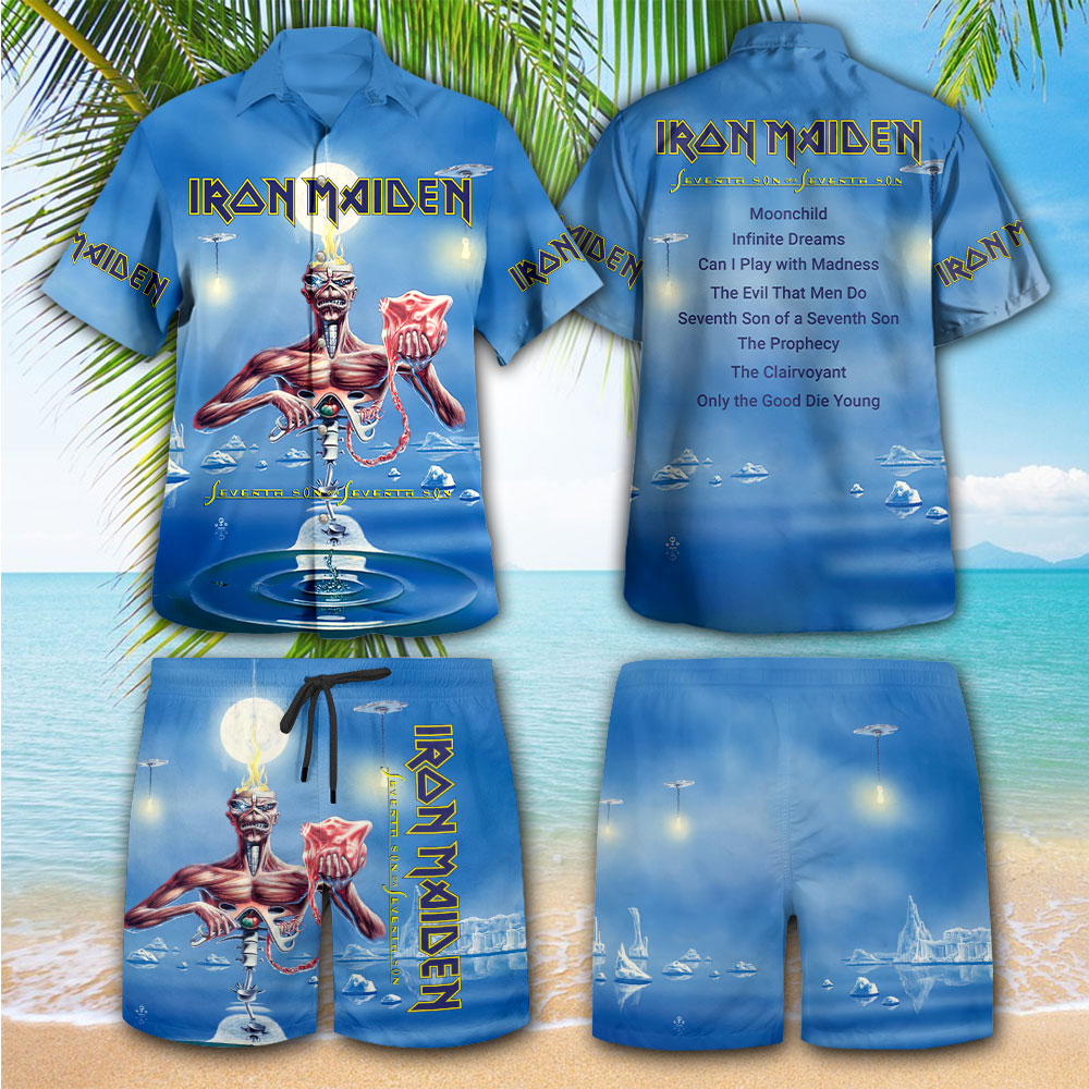 Iron Maiden 3D Hawaiian Apparel – HOATT 11008