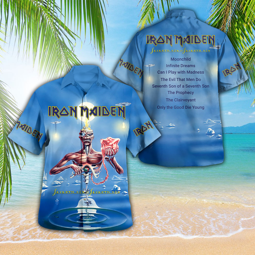 Iron Maiden 3D Hawaiian Apparel – HOATT 11008