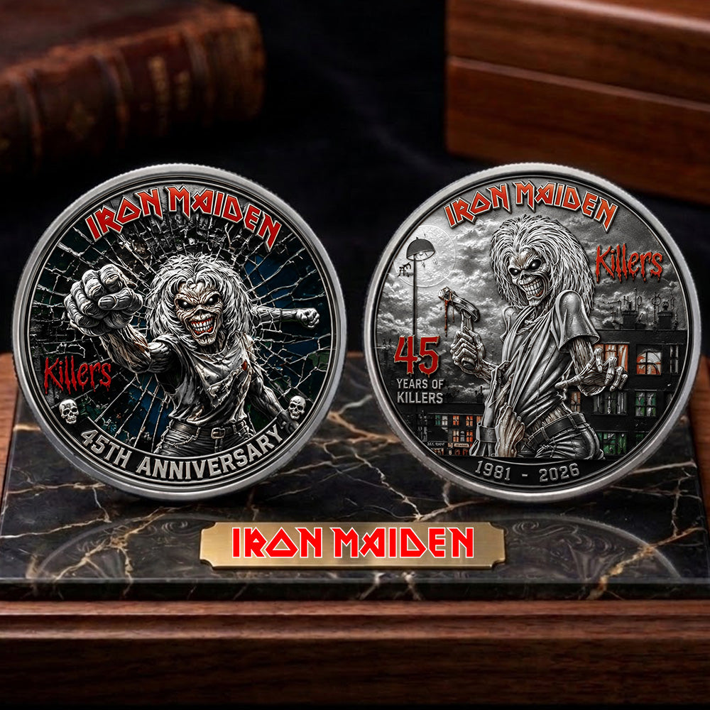 Iron Maiden: Killers 45th Anniversary Commemorative Coin – TMTHU6732