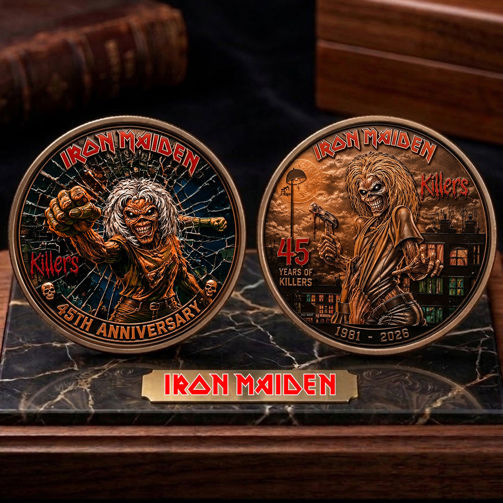 Iron Maiden: Killers 45th Anniversary Commemorative Coin – TMTHU6732