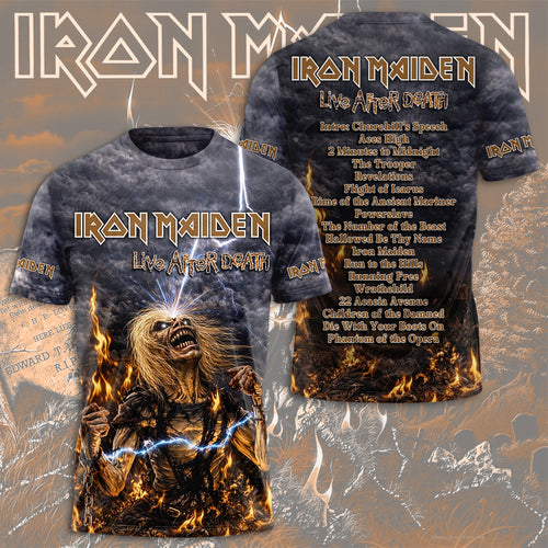 Iron Maiden Life After Death 3D Apparel – TMTHU4906