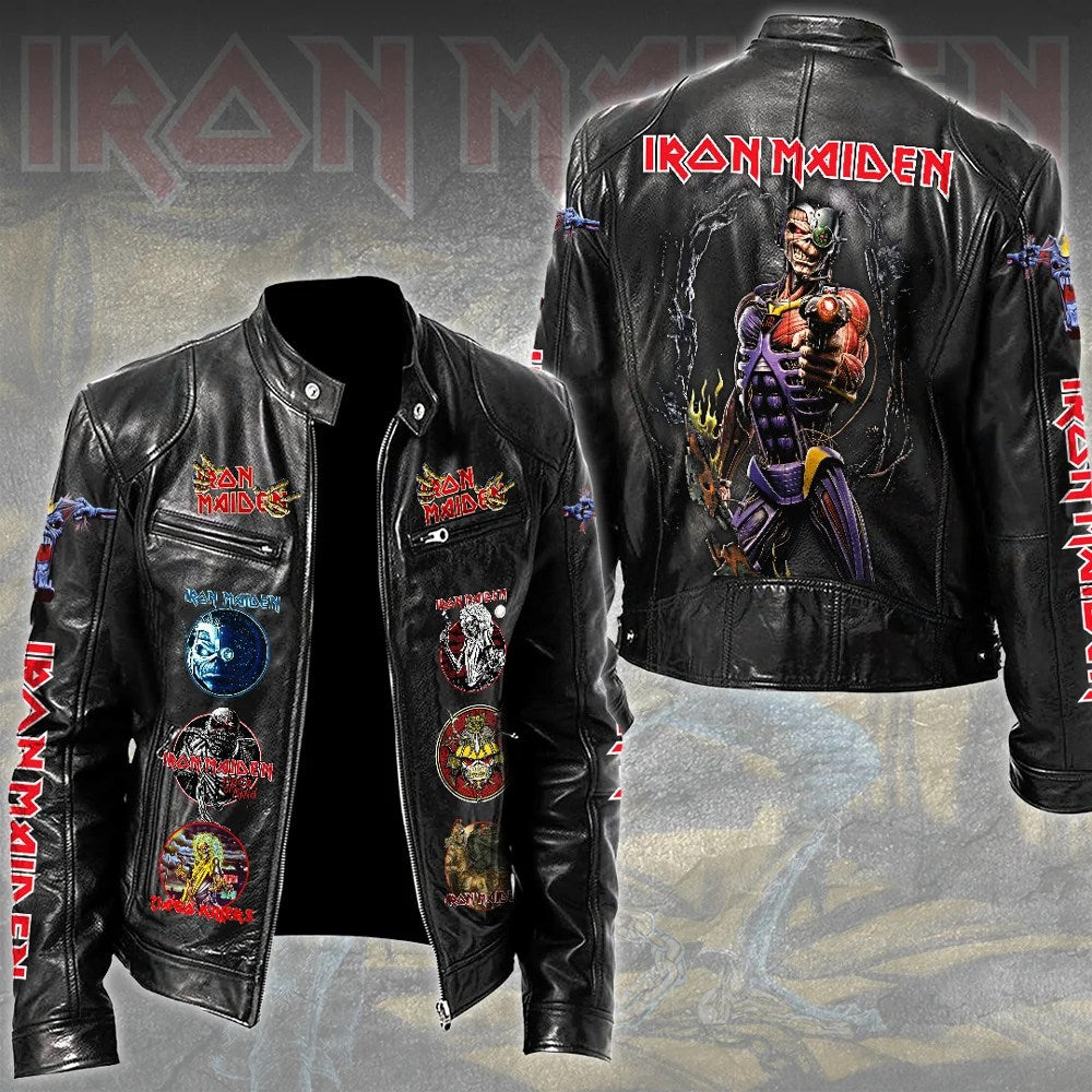Iron Maiden Motorcycle Leather Jacket – TMTHU9090