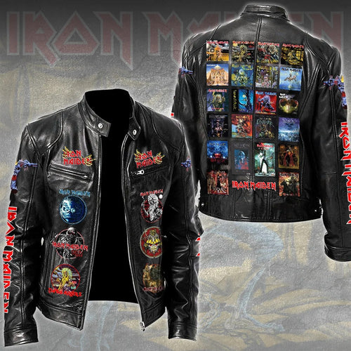 Iron Maiden Motorcycle Leather Jacket – TMTHU9827