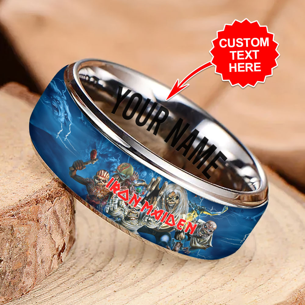 Personalized Iron Maiden Custom Alloy Ring – MAITM 12261
