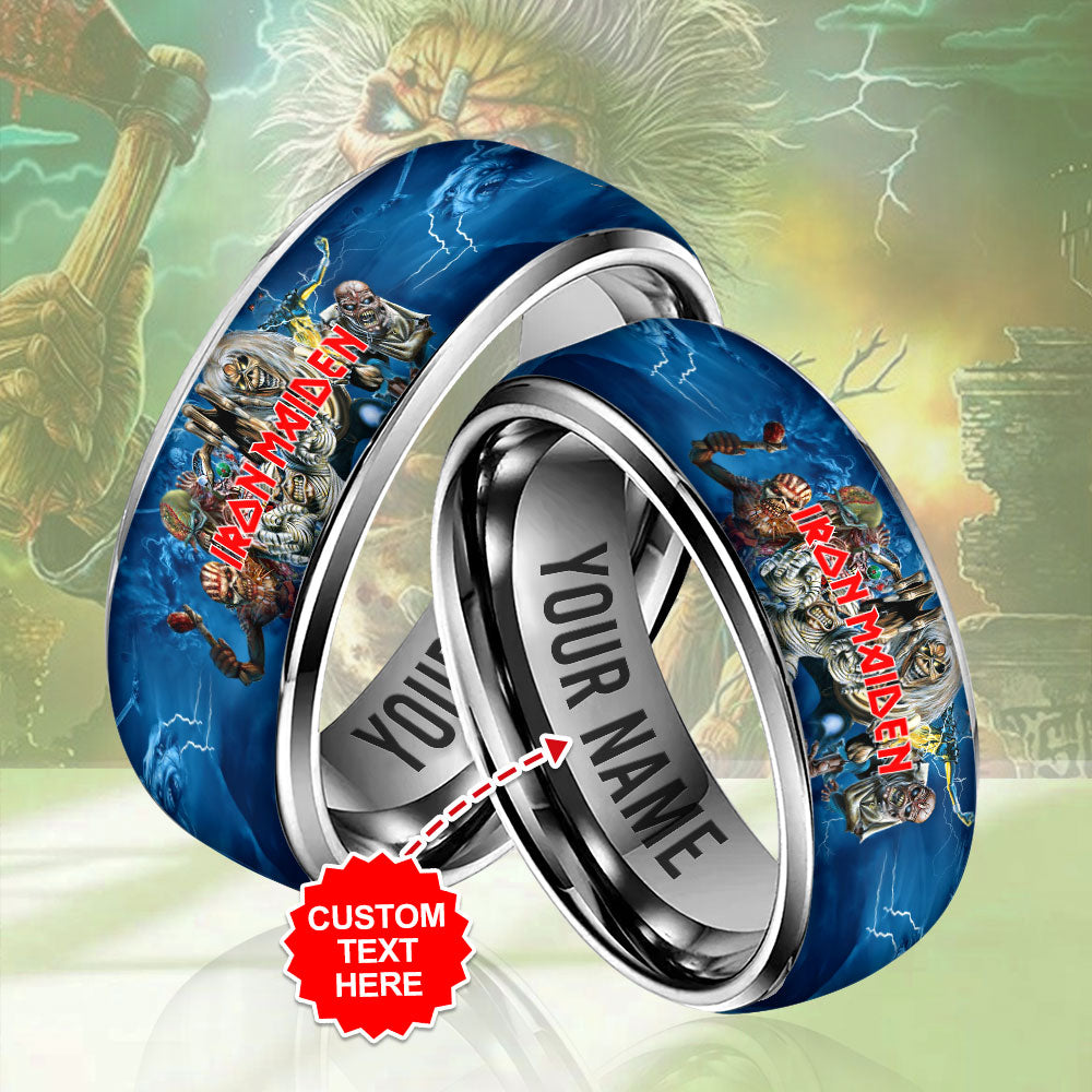Personalized Iron Maiden Custom Alloy Ring – MAITM 12261