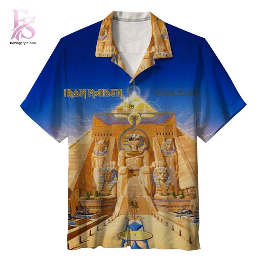 Iron Maiden Powerslave Album Hawaiian Shirt