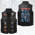 Iron Maiden Premium 2D Sleeveless Leather Vest – HOATT18411