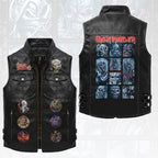 Iron Maiden Premium 2D Sleeveless Leather Vest – HOATT18411