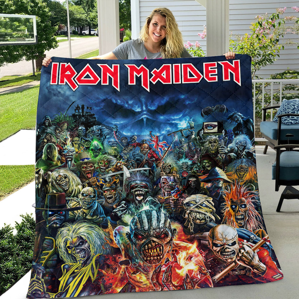 Iron Maiden Quilt Blanket – MAITM 10839