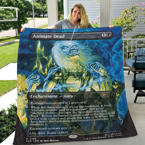 Iron Maiden Quilt Blanket – TANTN22914