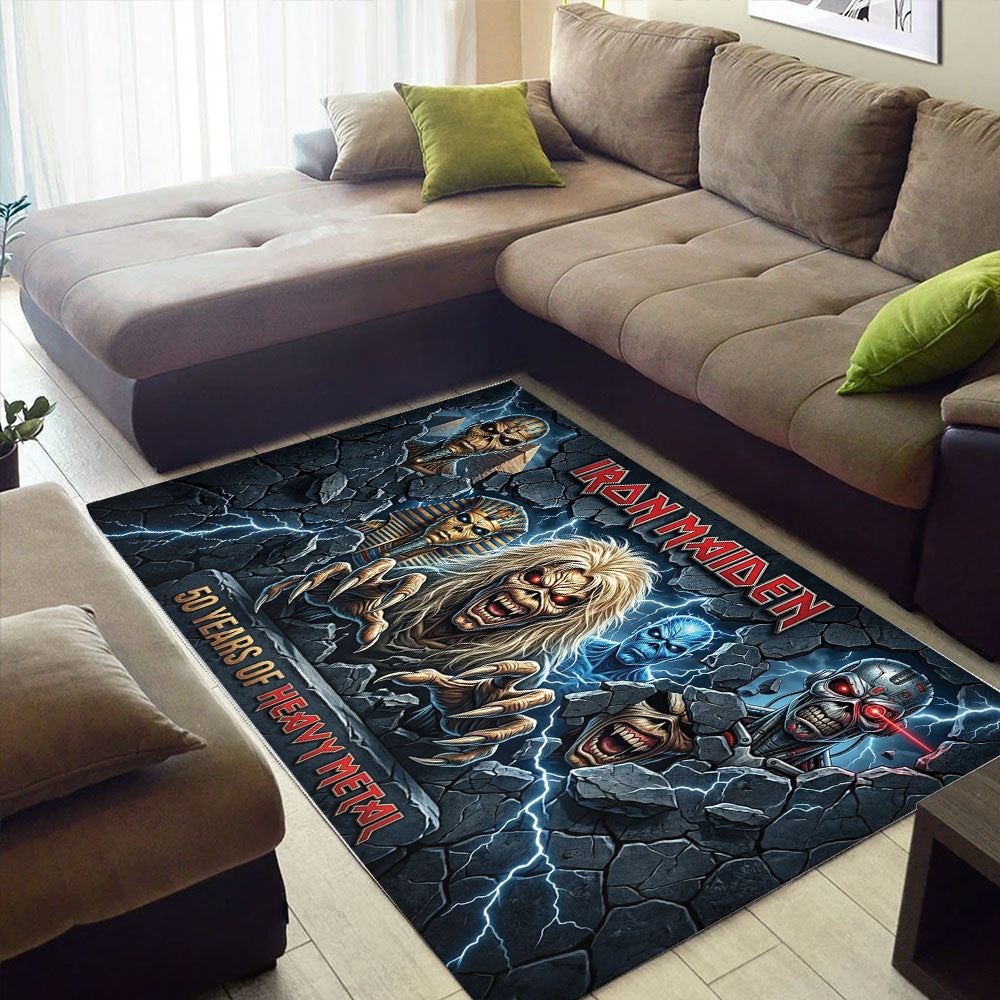 Iron Maiden Rectangular Rug – TMTHU6156