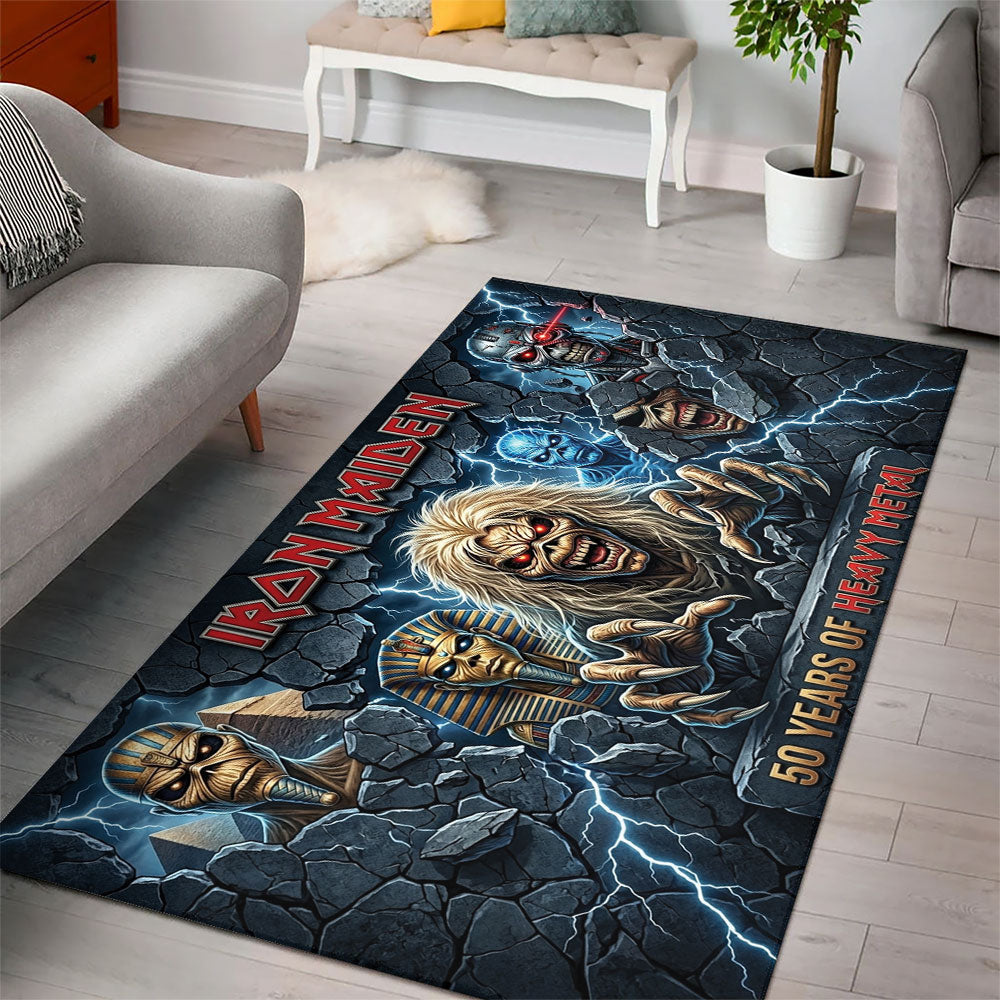 Iron Maiden Rectangular Rug – TMTHU6156