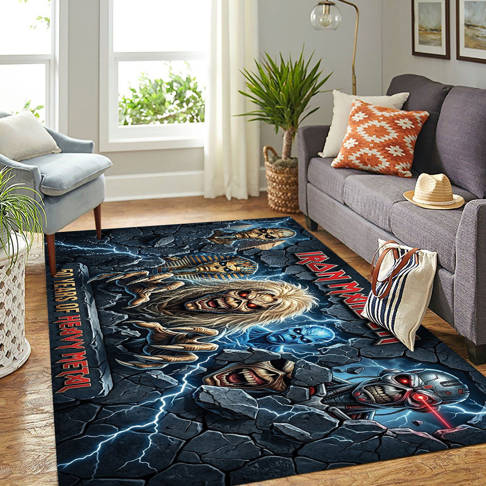 Iron Maiden Rectangular Rug – TMTHU6156