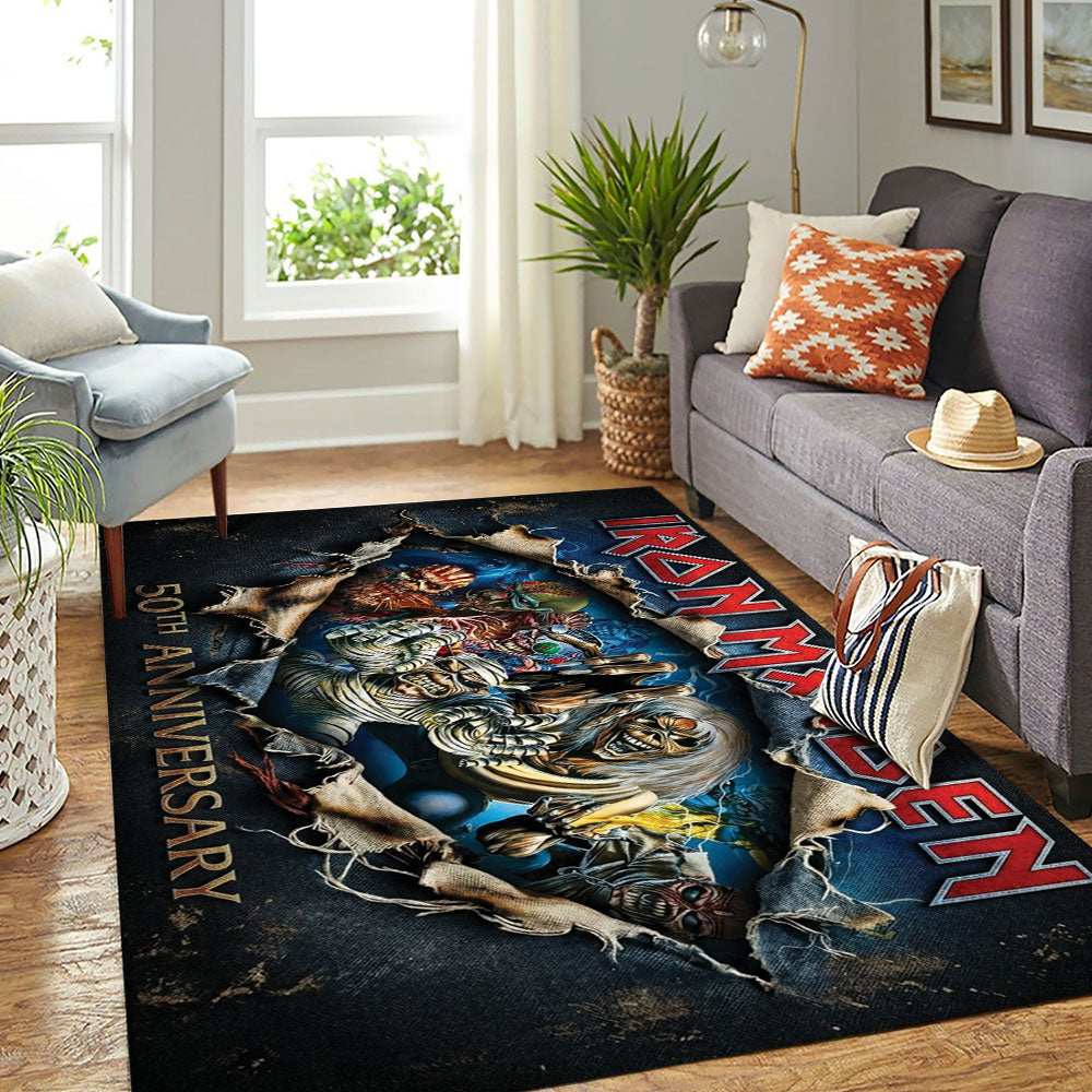 Iron Maiden Rectangular Rug – TMTHU6223