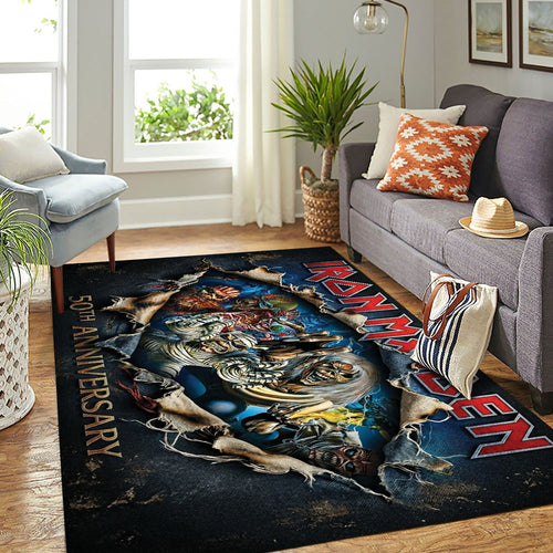 Iron Maiden Rectangular Rug – TMTHU6223