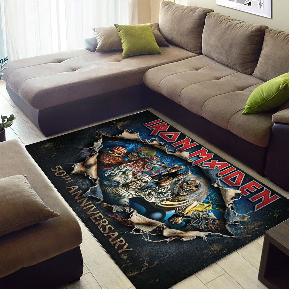 Iron Maiden Rectangular Rug – TMTHU6223