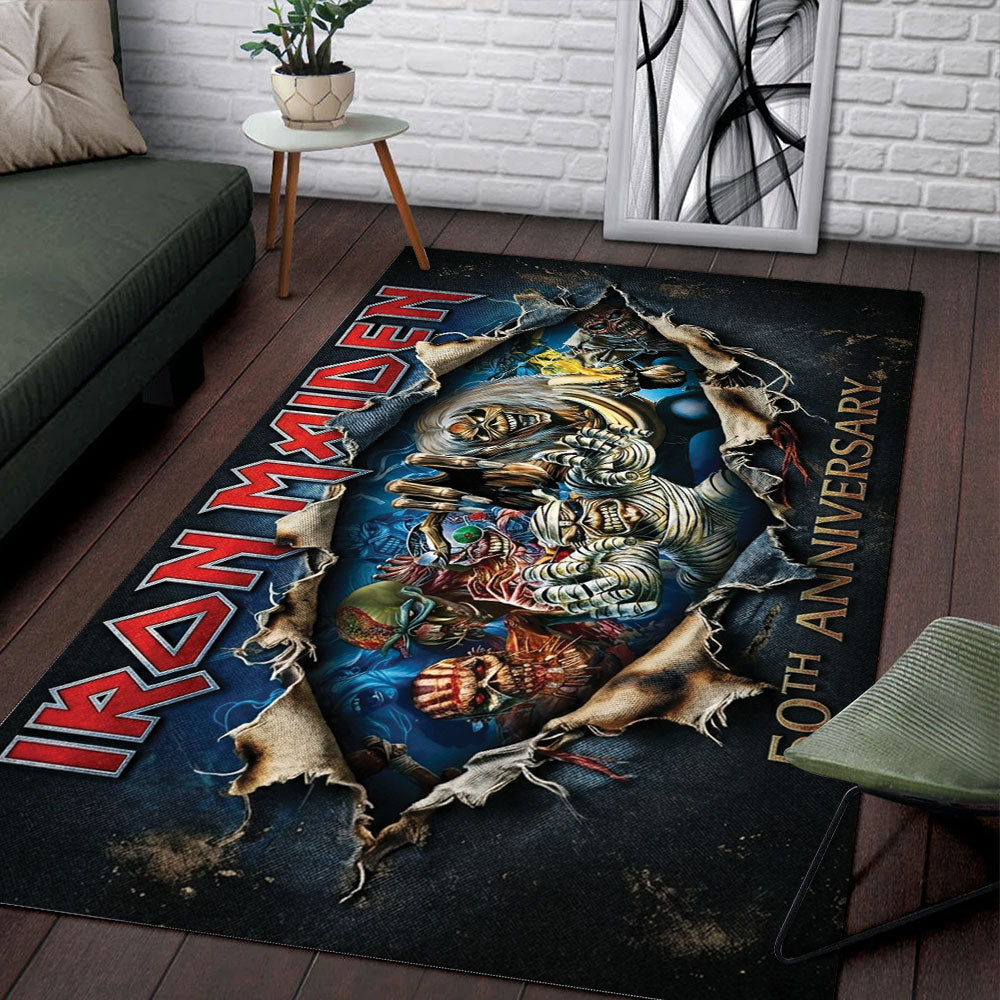 Iron Maiden Rectangular Rug – TMTHU6223